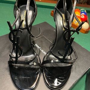Saint Laurent Cassandr Patent Leather Heels 39